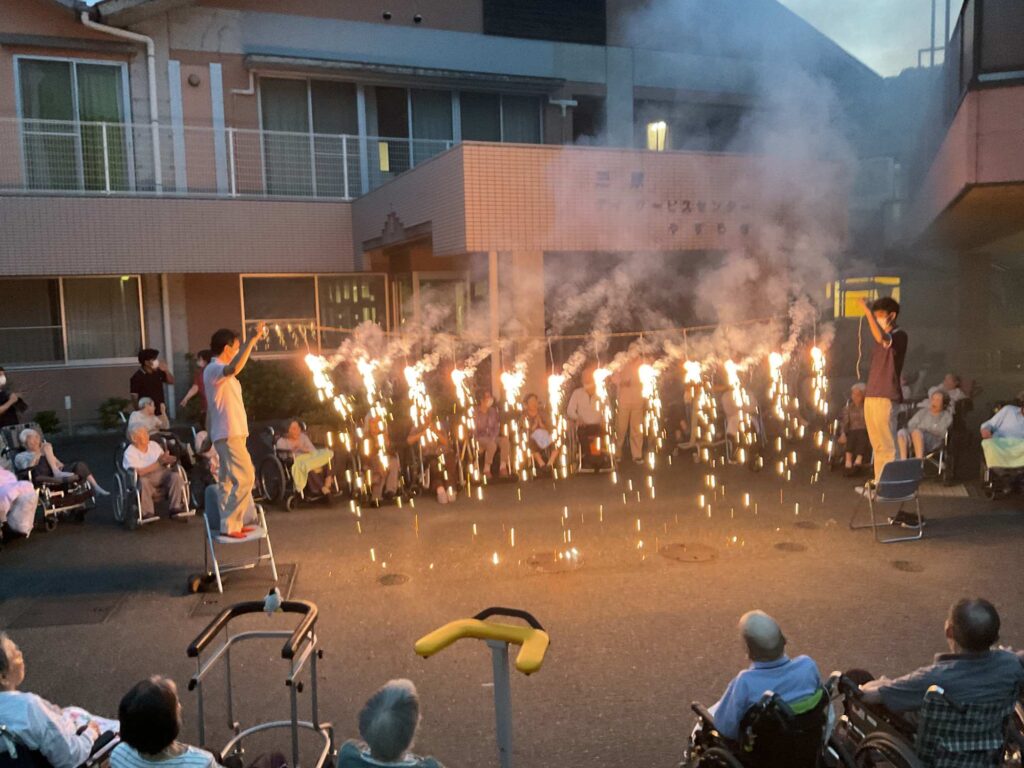 翁寿園の花火-1